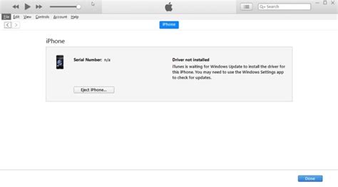 itunes says driver not installed, Updated itunes, now it doesn't recognize my iphones, says driver is not