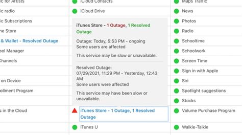itunes store outage, Apple music, itunes store, app store hit by very brief outage on july. Outage appleinsider