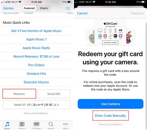 itunes store redeem code free, How to add apple gift cards to wallet