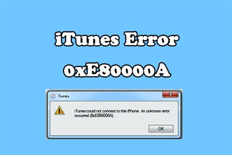 itunes unknown error 0xe80000a, Itunes occurred. How to fix itunes error 0xe80000a: itunes cannot connect to iphone?
