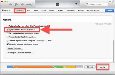 itunes wifi sync windows, How to sync iphone photos with macbook pro over wifi