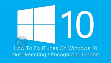 itunes windows 10 not detecting iphone, Windows itunes iphone detecting recognize fix recognizing detect. Fix itunes not detect / recognize iphone on windows 10