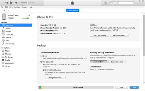 itunes windows backup iphone, How to back up your iphone, ipad, or ipod touch with windows