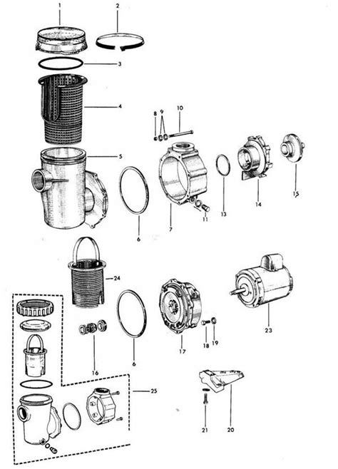 jacuzzi pump parts diagram 