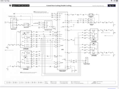 jaguar x type central locking wiring diagram 
