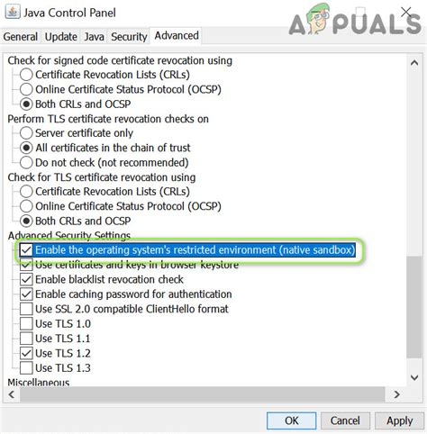 java enable the operating system sandbox, Exception ioexception appuals restricted sandbox. 9 ways to fix 'internal exception java.io.ioexception' error