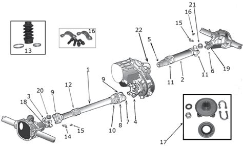 jeep liberty front drivetrain diagram 