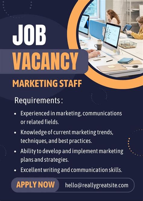 Job Vacancy Advertisement Template
