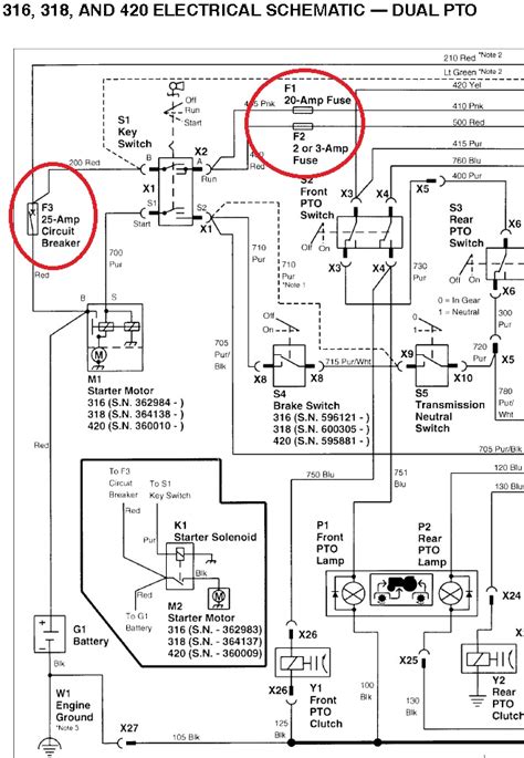 john deere 318 electrical wiring diagram 