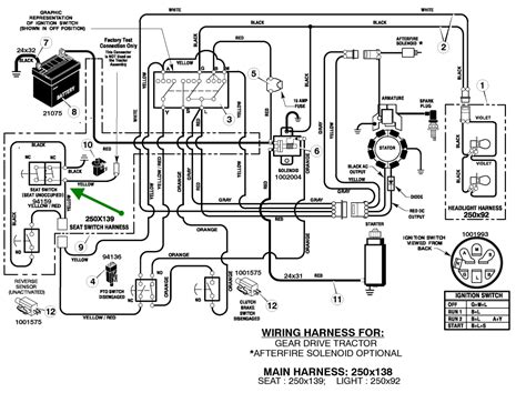 john deere 318 ignition wiring diagram 