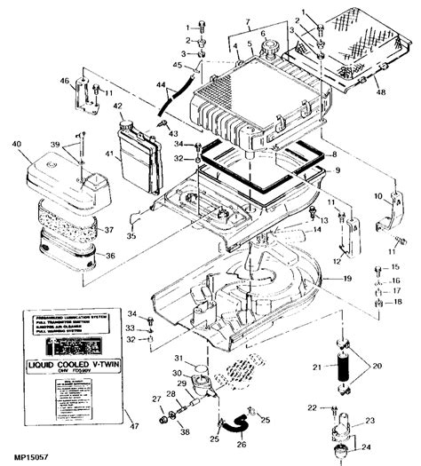 john deere 320 mower diagram 