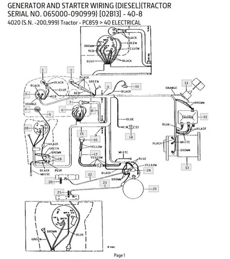 john deere 4020 wiring diagram lights 