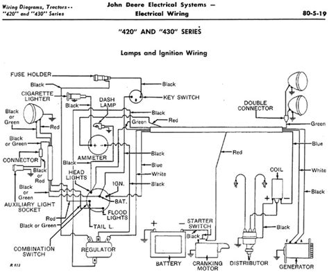 john deere 420 wiring diagram 