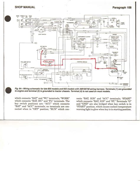 john deere 855 engine diagram 