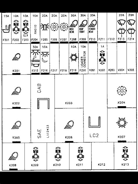 john deere diesel 4500 tractor fuse box diagram 