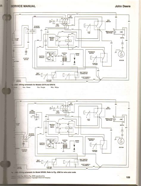 john deere sx85 wiring schematic 