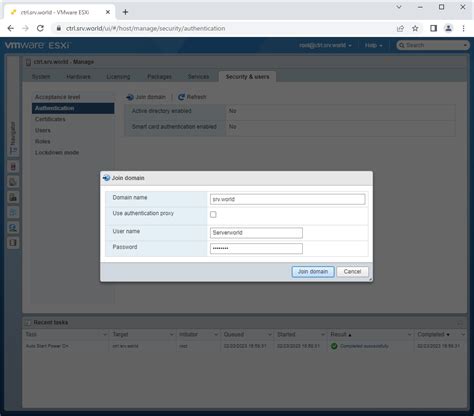 join esxi to domain, Esxi domain join vmware petenetlive replacing certificates default vcenter. Vmware esxi6