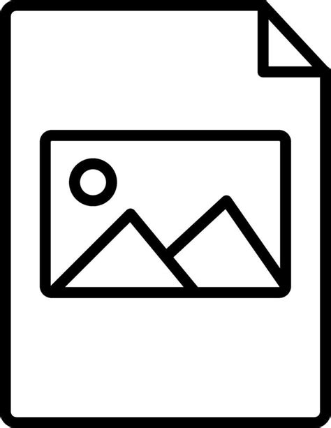 jpeg outline icon, Jpeg generic outline color icon