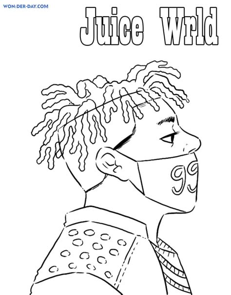 juice wrld coloring sheet, Pin by juana diaz on guardado rápido