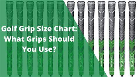 Jumbo Golf Grip Size Chart