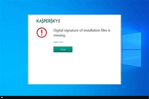 kaspersky digital signature missing, Kaspersky digital signature is missing: 4 ways to restore