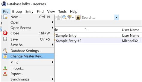 keepass database file, Cracking a keepass database file using john