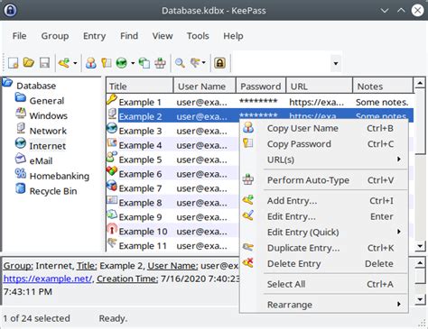 keepass linux, Install keepass