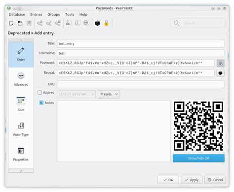 keepass qr code view, Images of keepass