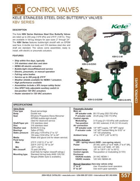 Kele Controls Catalog