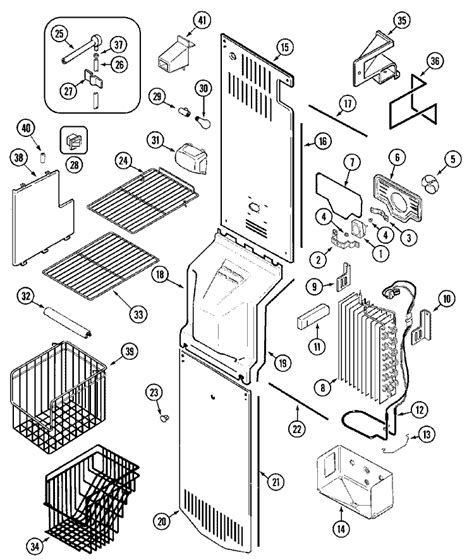 kenmore refrigerator 106 52514101 wiring diagrams 