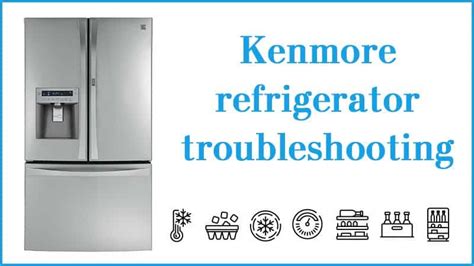 kenmore refrigerator ice maker reset