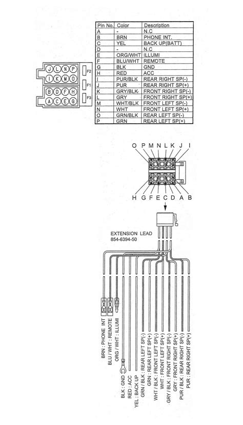 kenwood 16 pin wiring harness diagram 