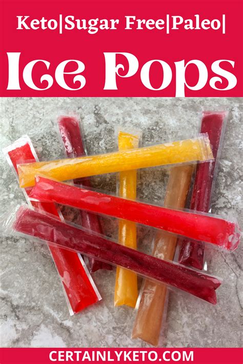keto ice pops