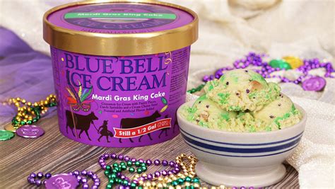 king cake blue bell ice cream