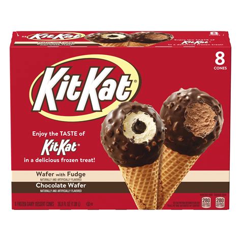 kit kat ice cream cone