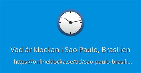 klockan i brasilien