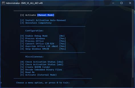 kms auto all aio 49, Kms vl all aio v47.0 (activate windows & office) 5.2022
