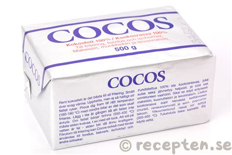 kokosfett recept