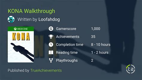 Kona Xbox Walkthrough