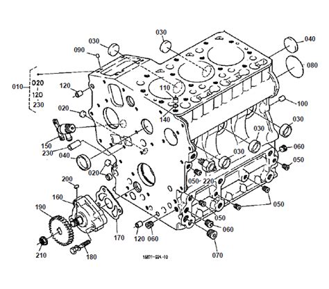 kubota diesel engine parts diagram 