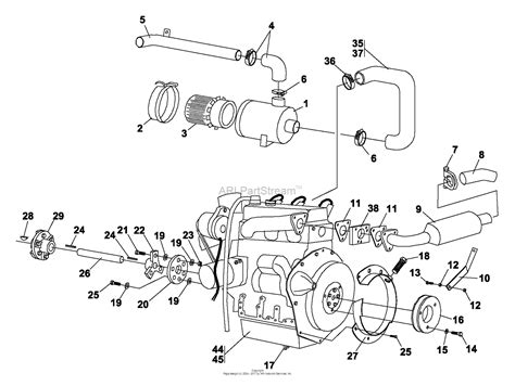 kubota engine parts diagrams 