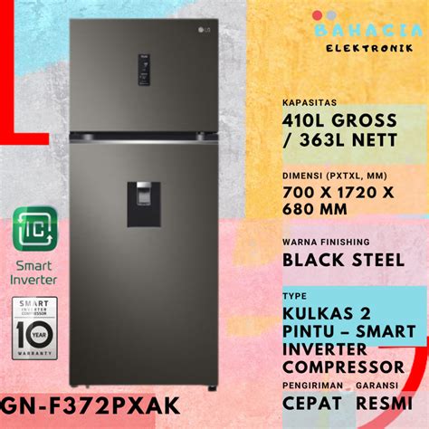 kulkas lg 2 pintu ice maker