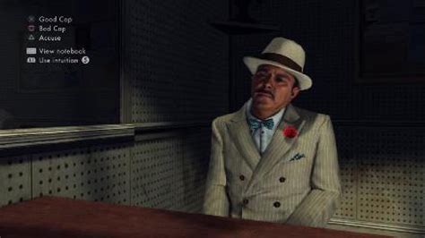 La Noire Interrogation Walkthrough