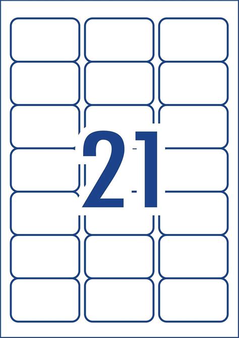 Labels Template Word