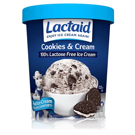 lactaid cookies and cream ice cream