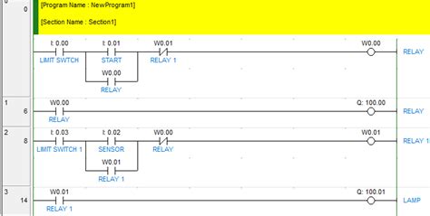 ladder diagram plc omron pdf 