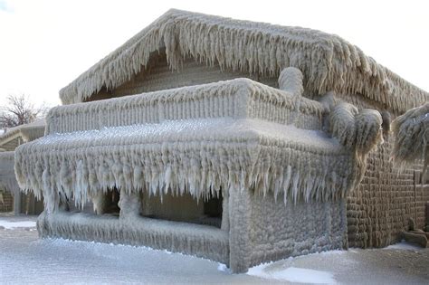 lake ice house