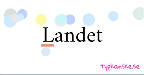 landet i landet korsord