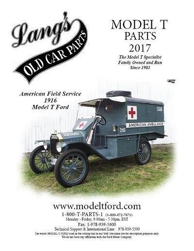 Langs Model T Catalog