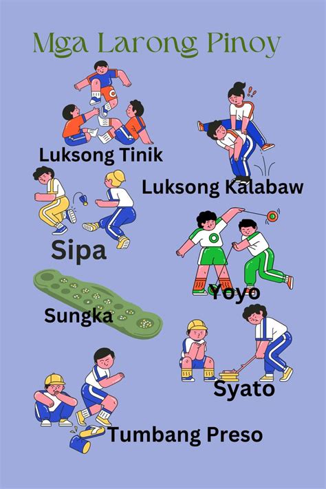larong pinoy frame, Mga larong pilipino: games played in the philippines